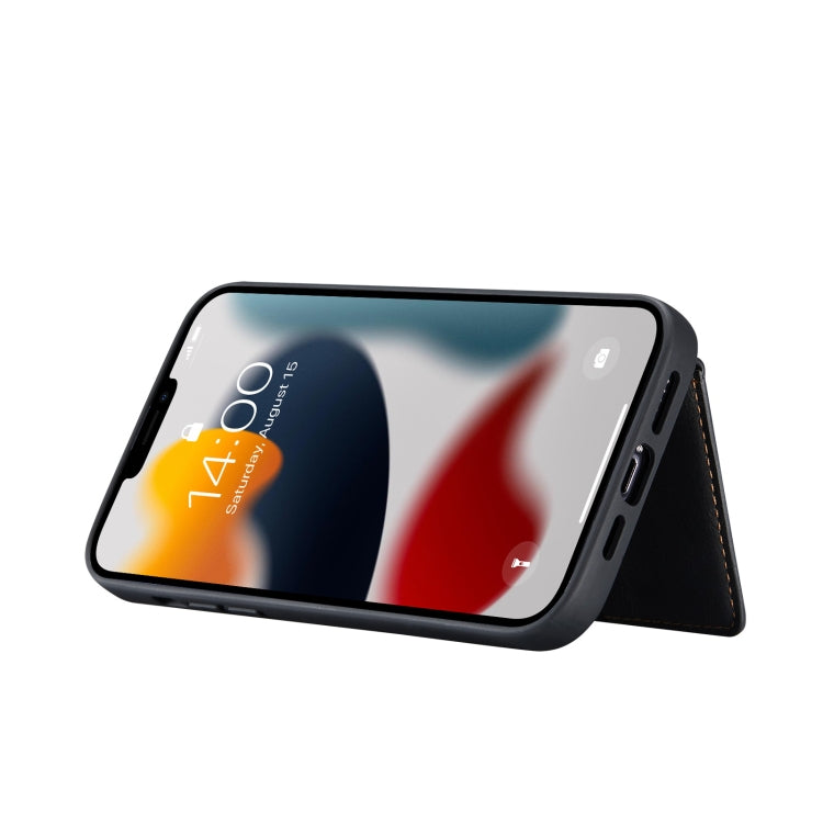 JEEHOOD Retro Magnetic Detachable Protective Case with Wallet & Card Slot & Holder