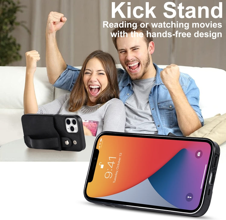 Crazy Horse Texture Shockproof TPU + PU Leather Case with Card Slot & Wrist Strap Holder, For iPhone 11 Pro Max, For iPhone X / XS, For iPhone XR