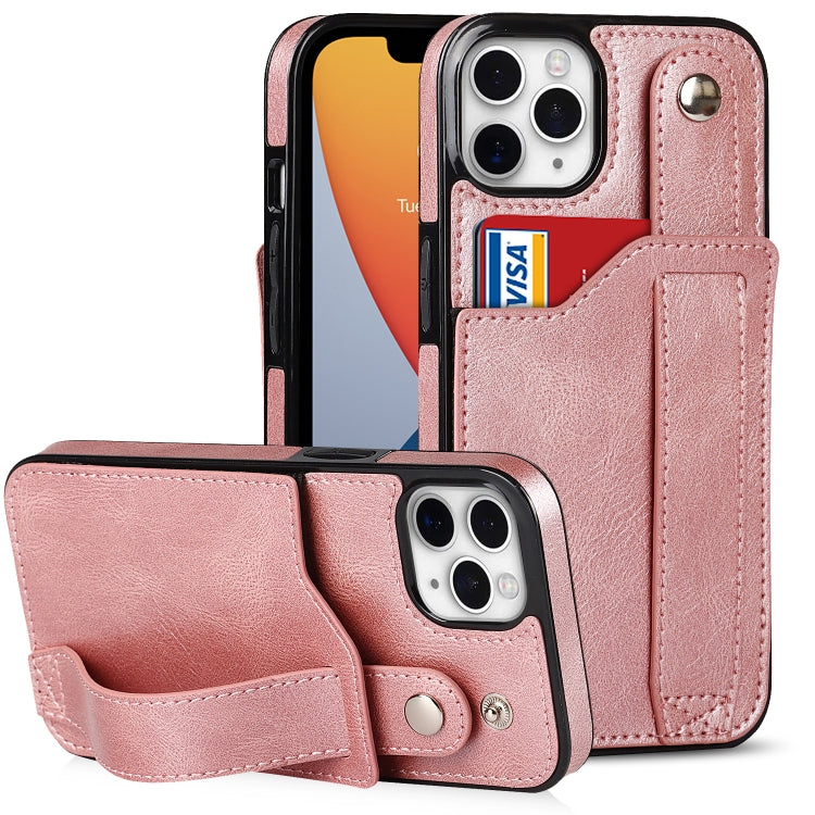 Crazy Horse Texture Shockproof TPU + PU Leather Case with Card Slot & Wrist Strap Holder, For iPhone 11 Pro Max, For iPhone X / XS, For iPhone XR