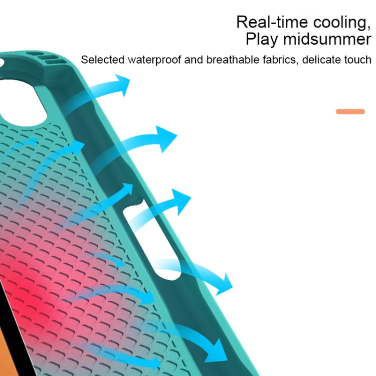 HY006 Round Keys Detachable Bluetooth Keyboard Leather Case with Holder for iPad mini 6, HY006