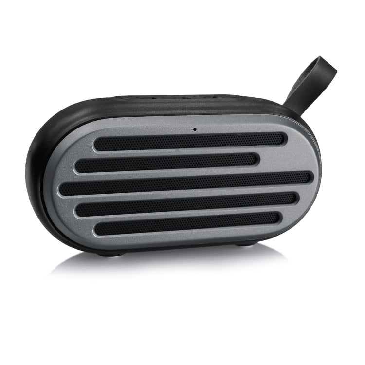 New Rixing NR-105 Mini TWS Metal Bluetooth Speaker Support Hands-free Call / FM, NR-105 (Black), NR-105 (Red), NR-105 (Blue), NR-105 (Brown)