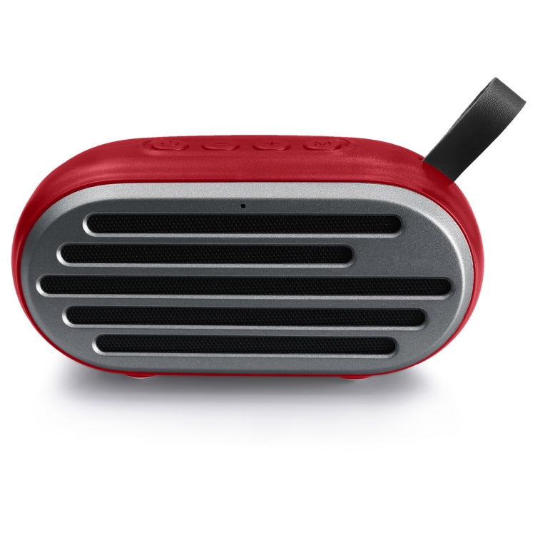New Rixing NR-105 Mini TWS Metal Bluetooth Speaker Support Hands-free Call / FM, NR-105 (Black), NR-105 (Red), NR-105 (Blue), NR-105 (Brown)