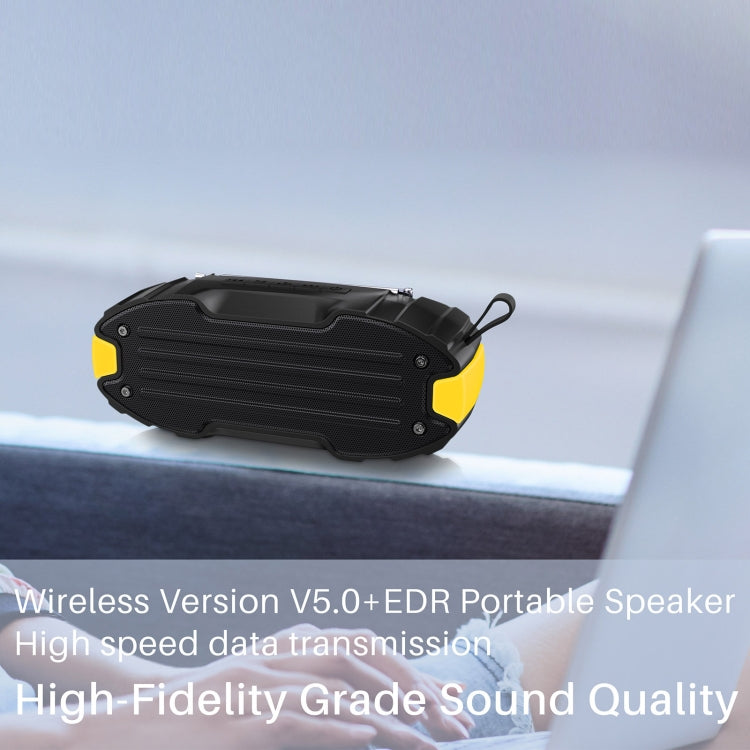 New Rixing NR-907FM TWS Outdoor Bluetooth Speaker Support Hands-free Call / FM with Handle & Antenna, NR-907FM (Orange), NR-907FM (Black), NR-907FM (Red), NR-907FM (Yellow), NR-906 (Blue)