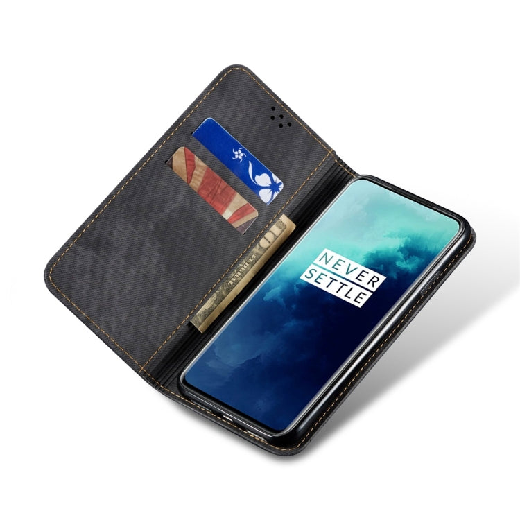 Denim Texture Casual Style Horizontal Flip Leather Case with Holder & Card Slots & Wallet