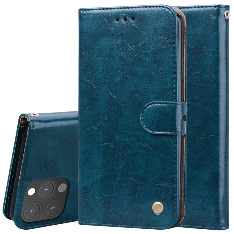 Business Style Oil Wax Texture Horizontal Flip Leather Case with Holder & Card Slots & Wallet, For iPhone 13, For iPhone 13 Pro, For iPhone 13 Pro Max, For Xiaomi Redmi 10