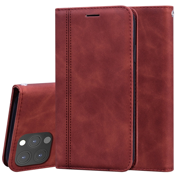 Frosted Business Magnetic Horizontal Flip PU Leather Case with Holder & Card Slot & Lanyard, For iPhone 13, For iPhone 13 Pro, For iPhone 13 Pro Max, For Xiaomi Redmi 10