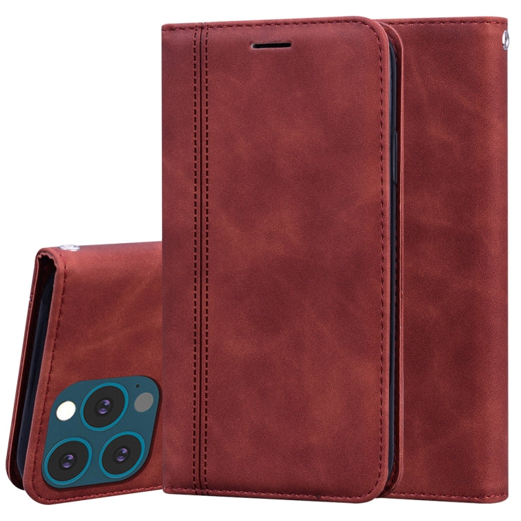 Frosted Business Magnetic Horizontal Flip PU Leather Case with Holder & Card Slot & Lanyard, For iPhone 13 mini, For iPhone 13, For iPhone 13 Pro, For iPhone 13 Pro Max, For Xiaomi Redmi 10