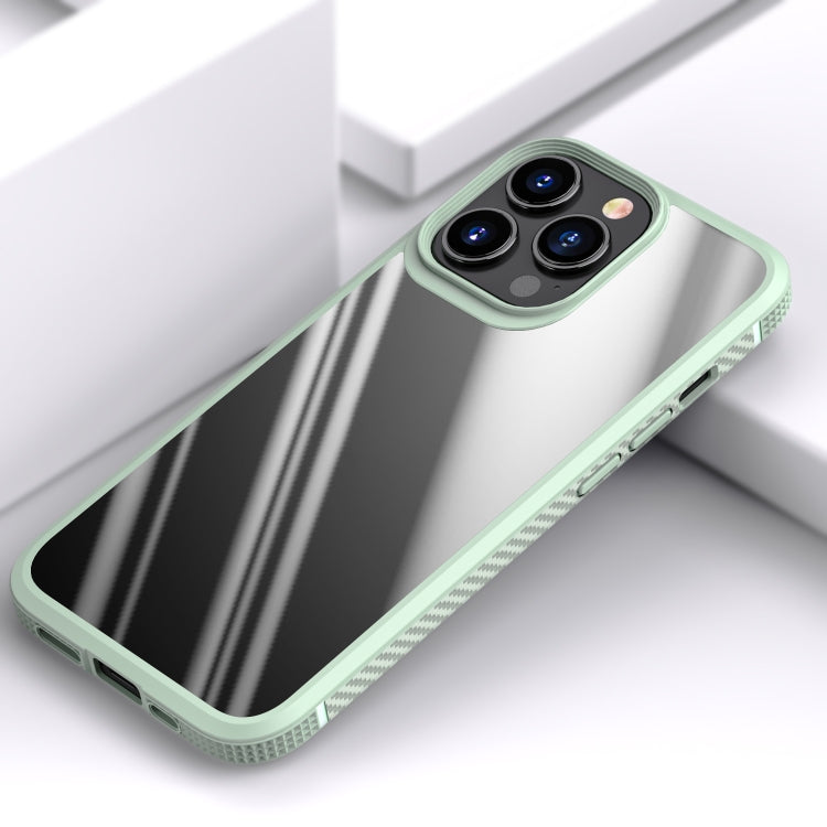 MG Series Carbon Fiber TPU + Clear PC Four-corner Airbag Shockproof Case