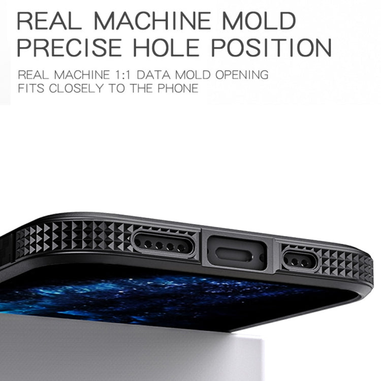 MG Series Carbon Fiber TPU + Clear PC Four-corner Airbag Shockproof Case