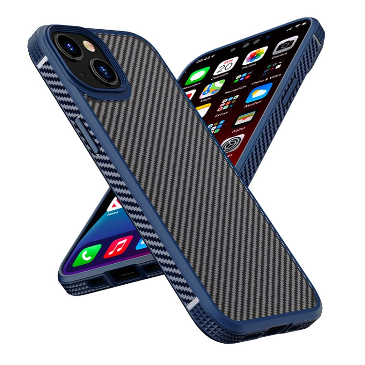 iPAKY MG Series Carbon Fiber TPU + PC Shockproof Case, For iPhone 13 mini, For iPhone 13, For iPhone 13 Pro, For iPhone 13 Pro Max