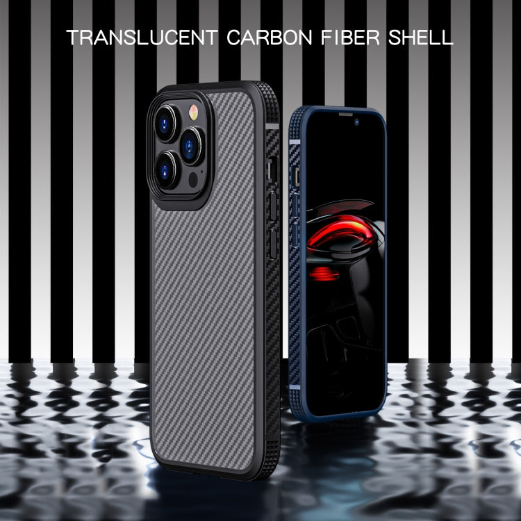 iPAKY MG Series Carbon Fiber TPU + PC Shockproof Case, For iPhone 13 mini, For iPhone 13, For iPhone 13 Pro, For iPhone 13 Pro Max