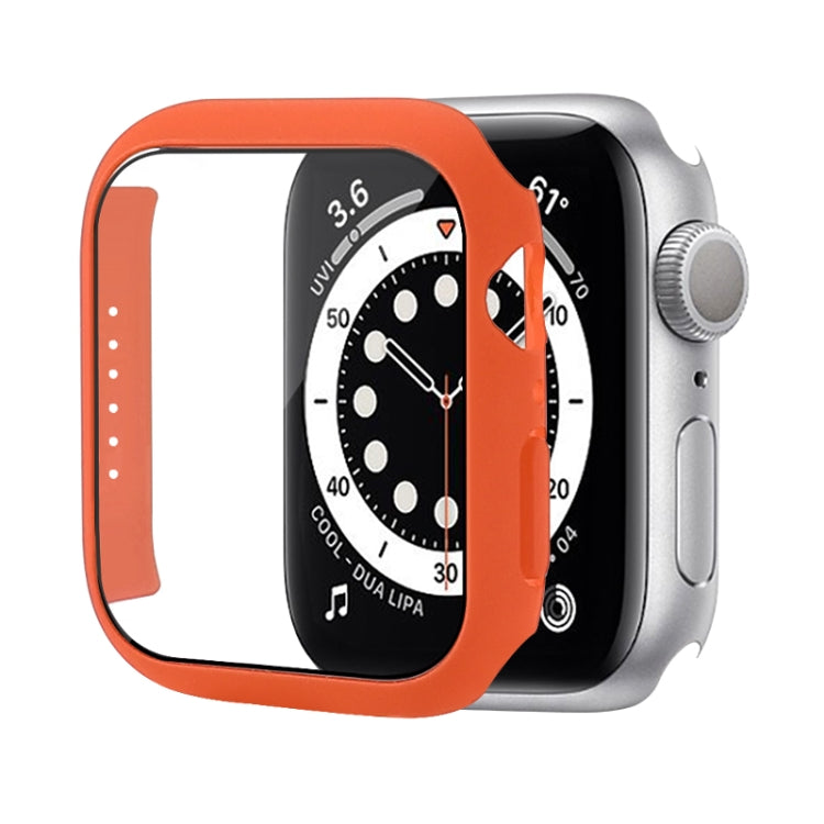 Shockproof PC Protective Case with Tempered Glass Film, For Apple Watch Series 8 / 7 41mm