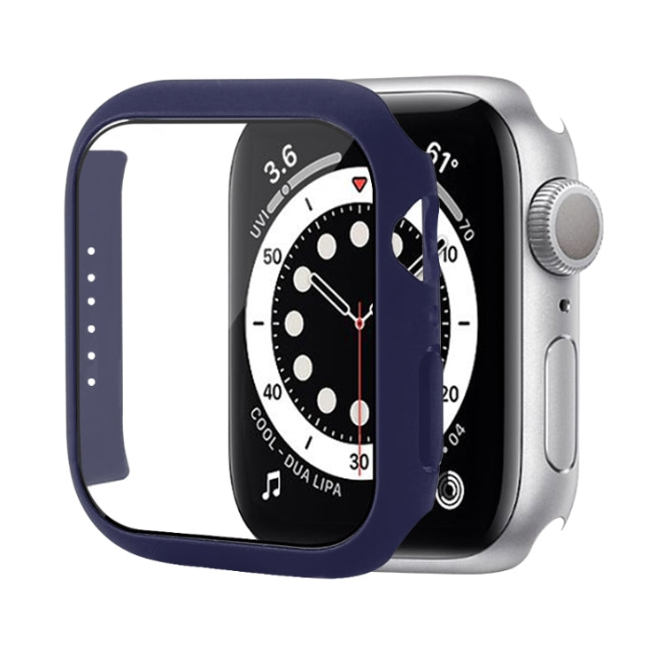 Shockproof PC Protective Case with Tempered Glass Film, For Apple Watch Series 8 / 7 41mm