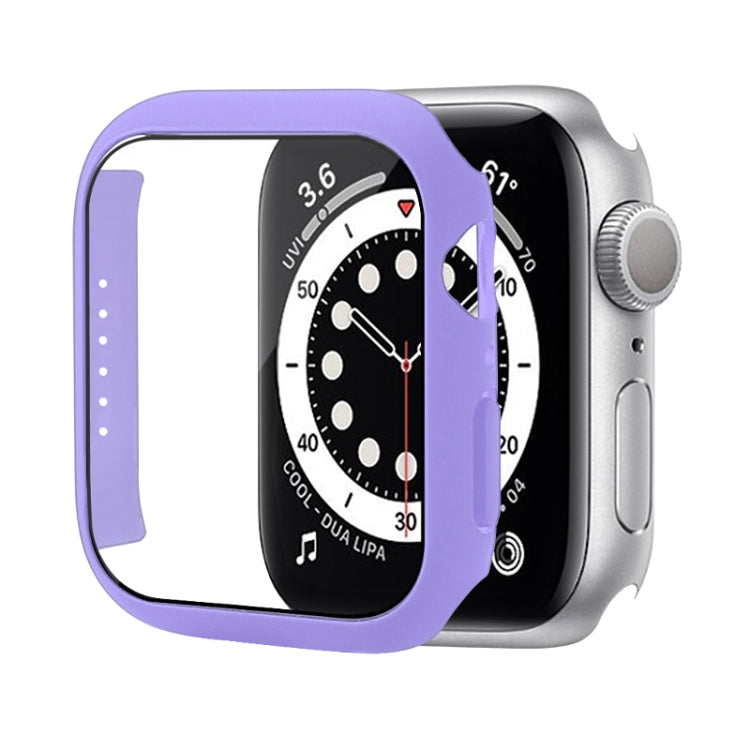 Shockproof PC Protective Case with Tempered Glass Film, For Apple Watch Series 8 / 7 41mm