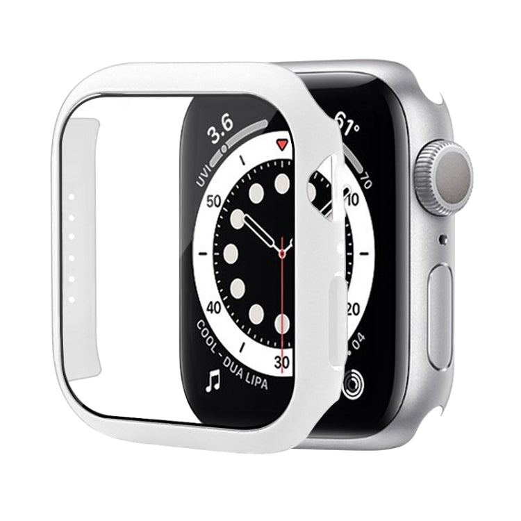 Shockproof PC Protective Case with Tempered Glass Film, For Apple Watch Series 8 / 7 45mm
