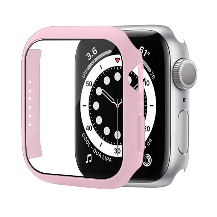 Shockproof PC Protective Case with Tempered Glass Film, For Apple Watch Series 8 / 7 45mm