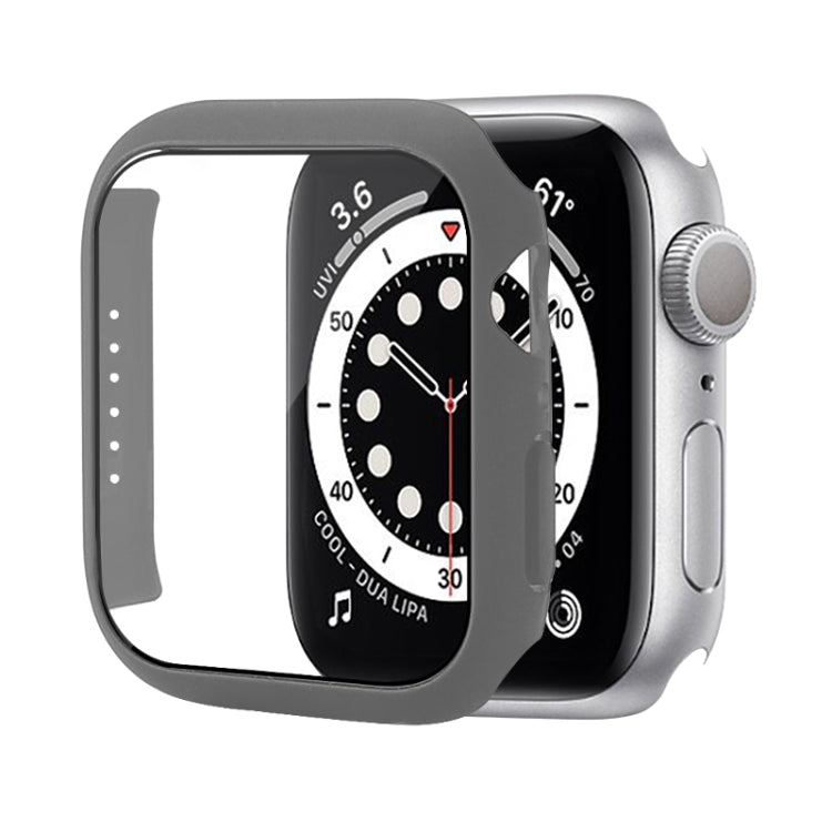 Shockproof PC Protective Case with Tempered Glass Film, For Apple Watch Series 8 / 7 45mm