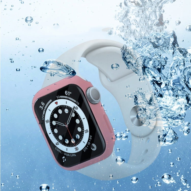 Shockproof PC Protective Case with Tempered Glass Film, For Apple Watch Series 8 / 7 45mm