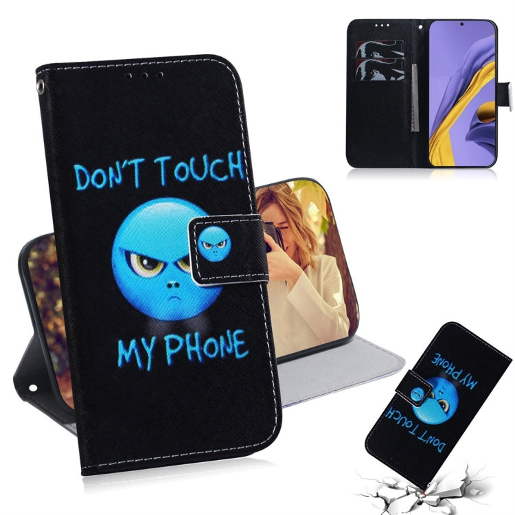 For Galaxy A51 Coloured Drawing Horizontal Flip Leather Case, with Holder & Card Slots & Wallet, White Wolf, Oil Owl, Tiger, Apricot Blossom, Pug, Lion, Wolf and Dog, Panda, Angry, Magnolia Flower