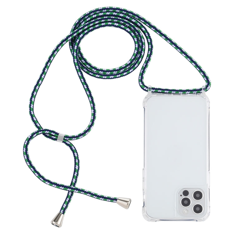 Transparent Acrylic Airbag Shockproof Phone Protective Case with Lanyard, For iPhone 13 mini