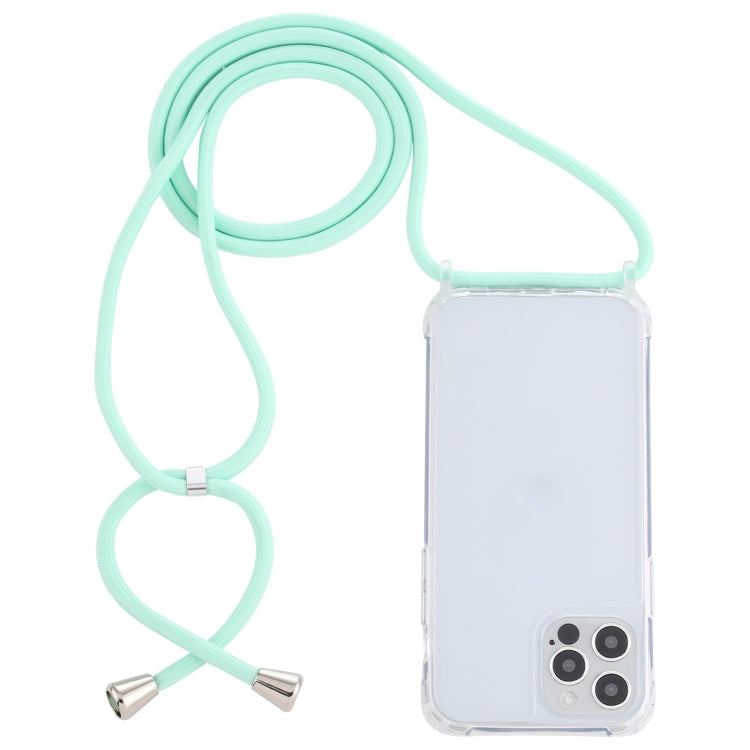 Transparent Acrylic Airbag Shockproof Phone Protective Case with Lanyard, For iPhone 13 mini