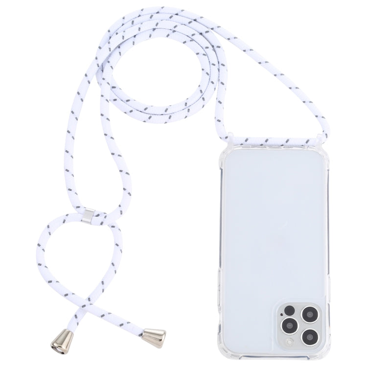 Transparent Acrylic Airbag Shockproof Phone Protective Case with Lanyard, For iPhone 13 mini