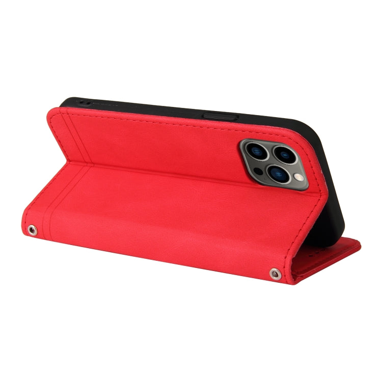 Skin Feel Life Tree Metal Button Horizontal Flip Leather Case with Holder & Card Slot & Wallet & Photo Frame & Strap, For iPhone 11 Pro, For iPhone 11 Pro Max, For iPhone SE 2022 / SE 2020 / 8 / 7, For iPhone 8 Plus / 7 Plus