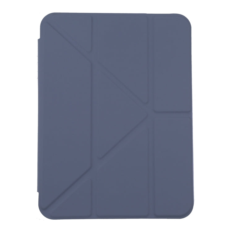 Deformation Transparent Acrylic Horizontal Flip PU Leather Case with Multi-folding Holder & Sleep / Wake-up Function & Pen Slot, For iPad mini 2024 / mini 6