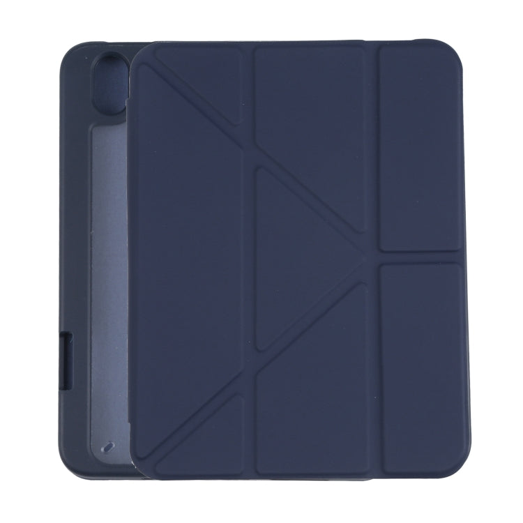 Deformation Transparent Acrylic Horizontal Flip PU Leather Case with Multi-folding Holder & Sleep / Wake-up Function & Pen Slot, For iPad mini 2024 / mini 6