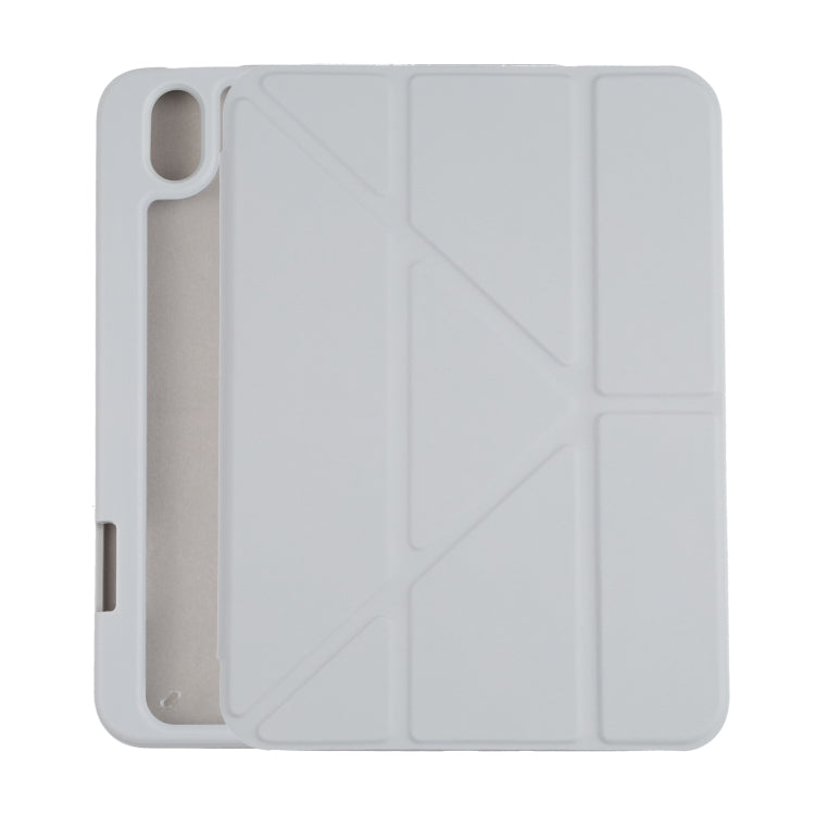Deformation Transparent Acrylic Horizontal Flip PU Leather Case with Multi-folding Holder & Sleep / Wake-up Function & Pen Slot, For iPad mini 2024 / mini 6