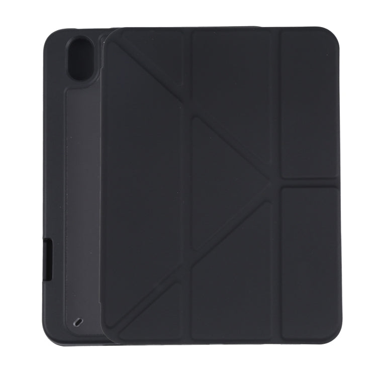 Deformation Transparent Acrylic Horizontal Flip PU Leather Case with Multi-folding Holder & Sleep / Wake-up Function & Pen Slot, For iPad mini 2024 / mini 6