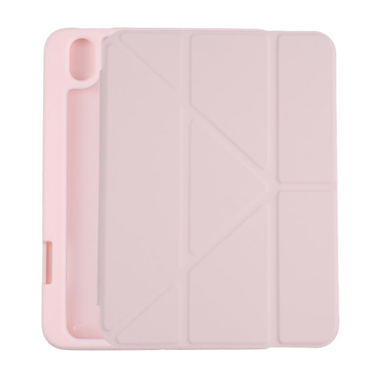 Deformation Transparent Acrylic Horizontal Flip PU Leather Case with Multi-folding Holder & Sleep / Wake-up Function & Pen Slot, For iPad mini 2024 / mini 6