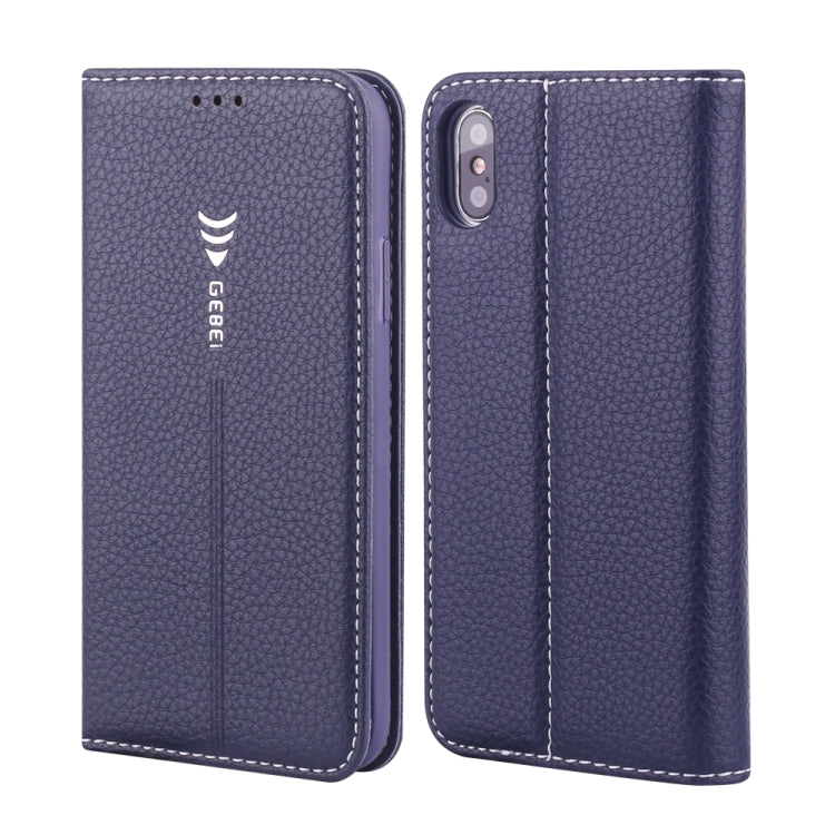 GEBEI PU+TPU Horizontal Flip Protective Case with Holder & Card Slots, For iPhone 11 Pro, For iPhone 11, For iPhone 11 Pro Max, For iPhone XS / X