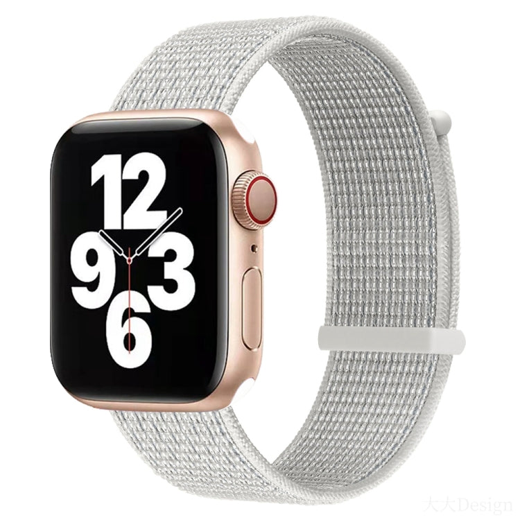 Hook and Loop Fastener Dual Section Replacement Watchband For Apple Watch Series, 7 41mm / 6&SE&5&4 40mm / 3&2&1 38mm