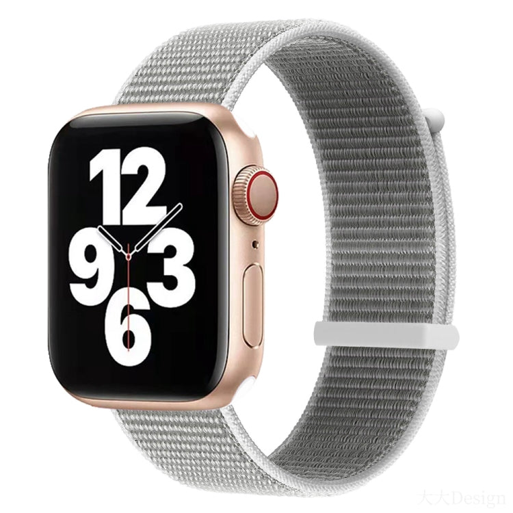 Hook and Loop Fastener Dual Section Replacement Watchband For Apple Watch Series, 7 41mm / 6&SE&5&4 40mm / 3&2&1 38mm