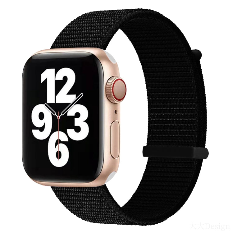 Hook and Loop Fastener Dual Section Replacement Watchband For Apple Watch Series, 7 45mm / 6&SE&5&4 44mm / 3&2&1 42mm