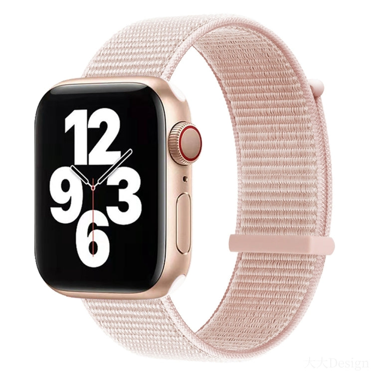 Hook and Loop Fastener Dual Section Replacement Watchband For Apple Watch Series, 7 45mm / 6&SE&5&4 44mm / 3&2&1 42mm
