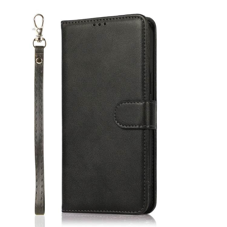 Calf Texture 2 in 1 Detachable Magnetic Back Cover Horizontal Flip Leather Case with Holder & Card Slots & Wallet & Photo Frame