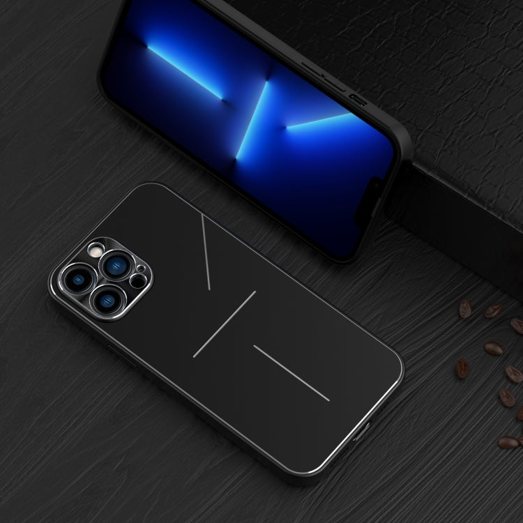R-JUST RJ-52 metal TPU shockproof case for iPhone 12 Pro with 3-line design