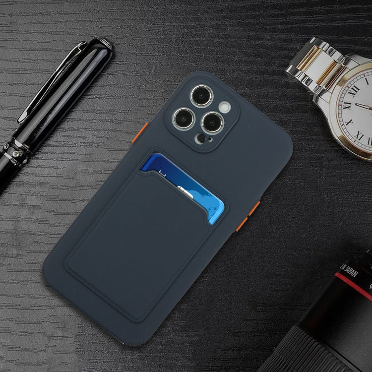 Card Slot Design Shockproof TPU Protective Case, For iPhone 13 Pro Max, For iPhone 13 Pro