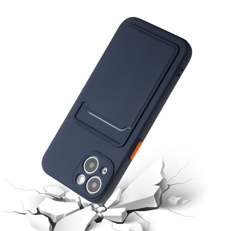 Coque de protection antichoc en TPU avec fente pour carte, pour iPhone 13 et iPhone 13 mini