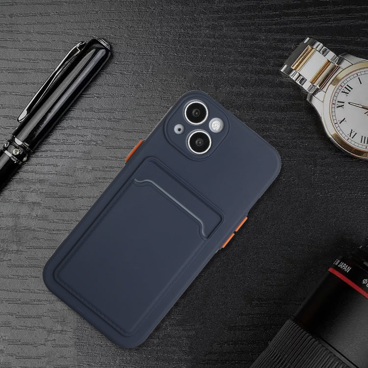 Coque de protection antichoc en TPU avec fente pour carte, pour iPhone 13 et iPhone 13 mini