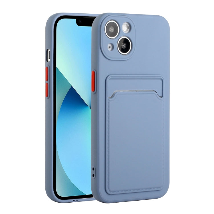 Coque de protection antichoc en TPU avec fente pour carte, pour iPhone 13 et iPhone 13 mini