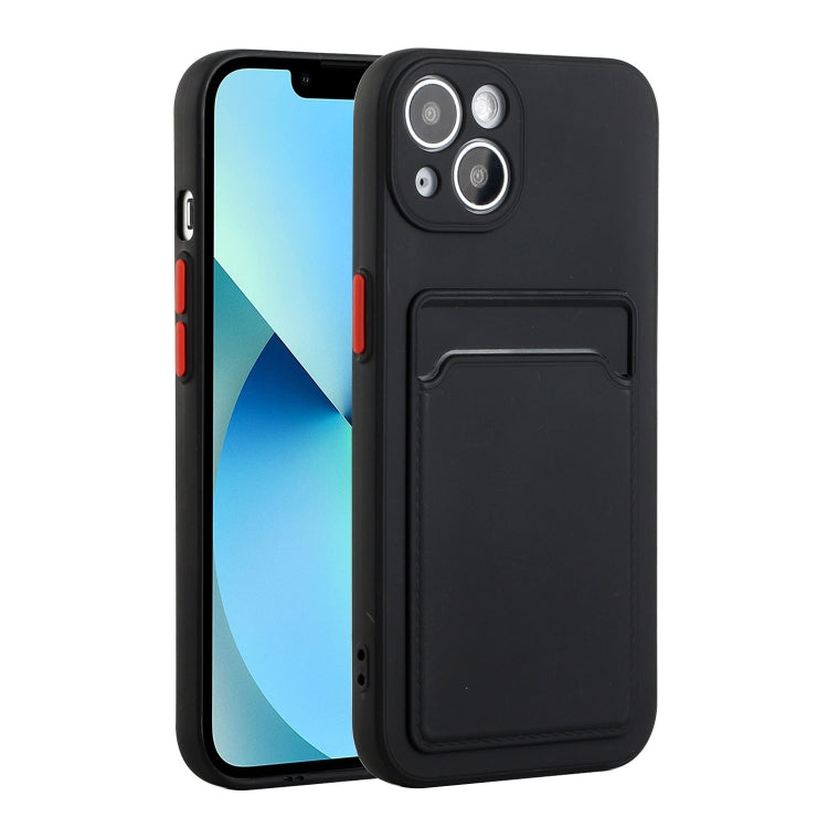 Coque de protection antichoc en TPU avec fente pour carte, pour iPhone 13 et iPhone 13 mini