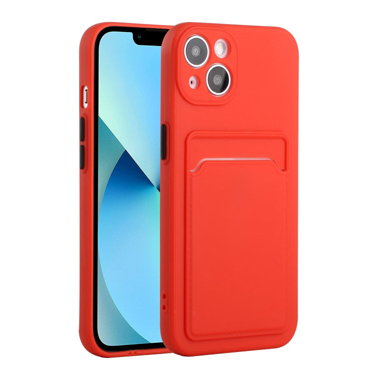 Coque de protection antichoc en TPU avec fente pour carte, pour iPhone 13 et iPhone 13 mini