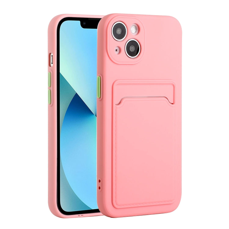 Coque de protection antichoc en TPU avec fente pour carte, pour iPhone 13 et iPhone 13 mini