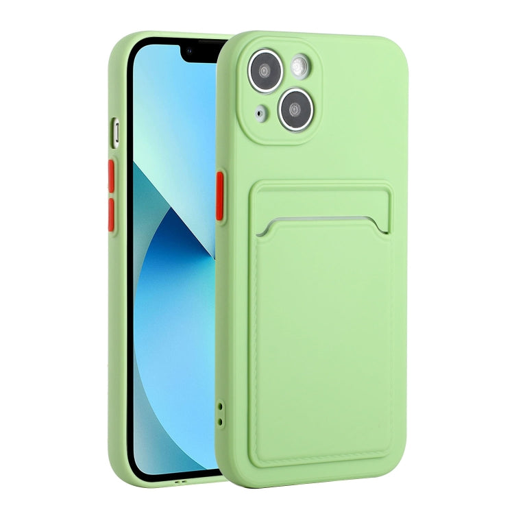 Coque de protection antichoc en TPU avec fente pour carte, pour iPhone 13 et iPhone 13 mini