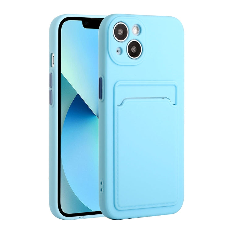 Coque de protection antichoc en TPU avec fente pour carte, pour iPhone 13 et iPhone 13 mini