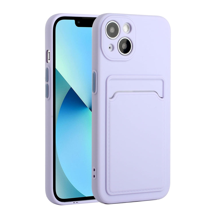 Coque de protection antichoc en TPU avec fente pour carte, pour iPhone 13 et iPhone 13 mini