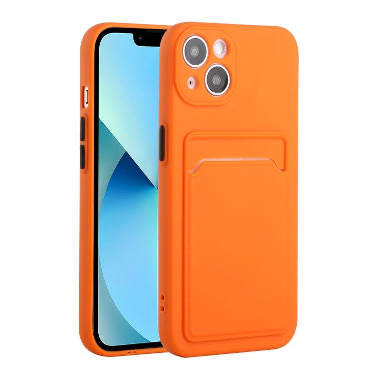 Coque de protection antichoc en TPU avec fente pour carte, pour iPhone 13 et iPhone 13 mini